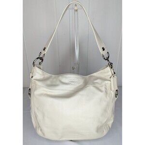 Coach Zoe Crossbody Bag - Ivory, NWOT, Large, Pink Interior, Summer Bag!
